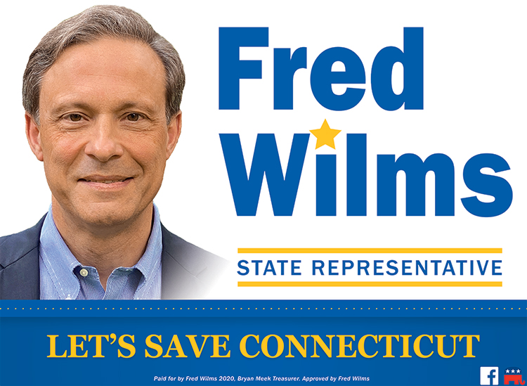 Fred Wilms 2020 Yard Sign